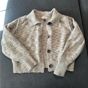Cropped Cardigan with buttons